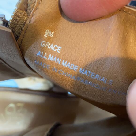 Vintage 93 Grace Heeled Booties Shoes Faux Leather Size 9 - Picture 12 of 14